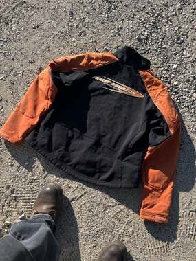 Harley-Davidson Women's Two-Tone Soft Shell Fleece Lined Motorcycle Jacket XL